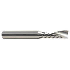 ‎End Mills for Plastics - Single Flute - 0.5000″ (1/2″) Cutter Diameter × 2.6250″ (2-5/8″) Length of Cut Carbide Square Upcut End Mill for Plastic, 1 Flute - Exact Industrial Supply