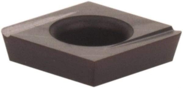 Kennametal - CDHH1.20.61 Grade KCU25 Carbide Turning Insert - AlTiN Finish, 80° Diamond, 5/32" Inscr Circle, 0.04 Thick, 1/64" Corner Radius - Benchmark Tooling