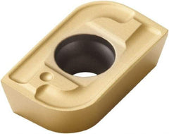 Seco - APFT160440 M13 Grade T25M Carbide Milling Insert - TiCN/TiC/TiCN/TiN Finish, 0.187" Thick, 0.157" Corner Radius - Benchmark Tooling
