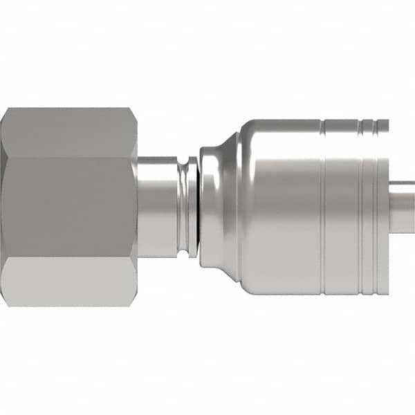 Eaton - Hydraulic Hose Fittings & Couplings Type: Female Swivel DIN 24 Seat Heavy Hose Diameter: 7/8 (Inch) - Benchmark Tooling