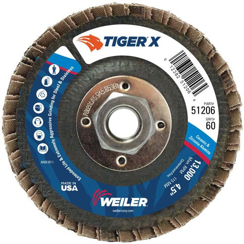 4 1/2 TIGER X FLAP DISC - Benchmark Tooling