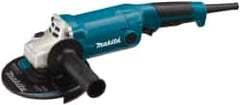 Makita - 6" Wheel Diam, 10,000 RPM, Corded Angle & Disc Grinder - 5/8-11 Spindle, 120 Volts, 10.5 Amps - Benchmark Tooling