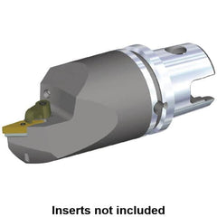 Kennametal - Right Hand Cut, Size KM63, VN.. Insert Compatiblity, Modular Turning & Profiling Cutting Unit Head - 115mm Head Length, Through Coolant, Series M-Clamping - Benchmark Tooling