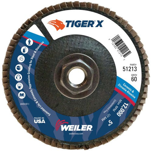 5 × 5/8-11 ARBOR 60X FLAP DISC - Benchmark Tooling