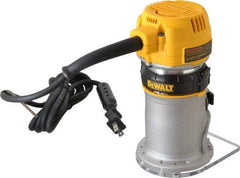 DeWALT - 16,000 to 27,000 RPM, 1.25 HP, 7 Amp, Fixed Base Electric Router - 115 Volts, 1/4 Inch Collet - Benchmark Tooling