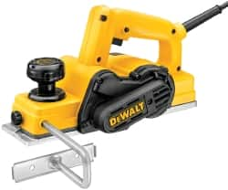 DeWALT - 120 and 240 Volt, 5.5 Amp, 17,000 RPM, Handheld Planer Kit - 1/16 Inch Depth of Cut, 3-1/4 Inch Wide - Benchmark Tooling