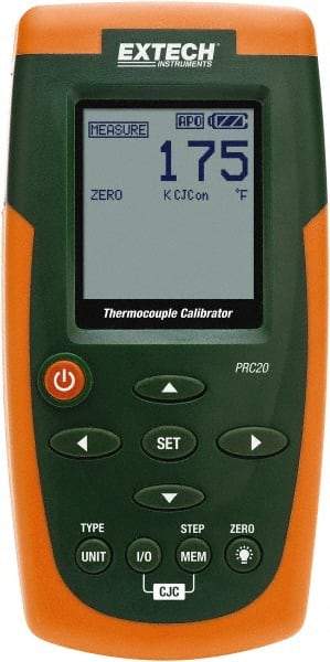 Extech - Thermocouple & RTD Calibrators Calibrator Type: Thermocouple Calibrator Measurement Type: Temperature/Voltage - Benchmark Tooling