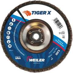 7 × 5/8-11 ARBOR 40X FLAP DISC - Benchmark Tooling