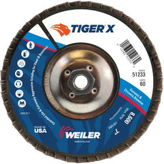 7 × 5/8-11 ARBOR 60X FLAP DISC - Benchmark Tooling