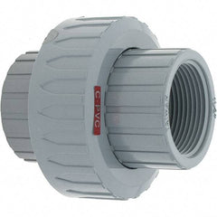 Value Collection - 1-1/4" CPVC Plastic Pipe Union with EPDM O-Ring - FIPT x FIPT End Connections - Benchmark Tooling