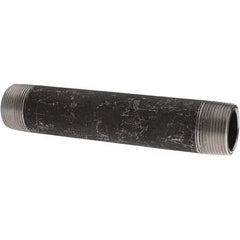 Value Collection - Black Pipe Nipples & Pipe Style: Welded Pipe Size: 1-1/4 (Inch) - Benchmark Tooling