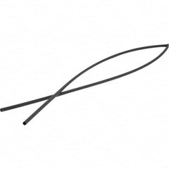 Value Collection - 48" Long Heat Shrink Electrical Tubing - Black - Benchmark Tooling