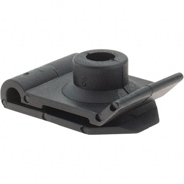 Value Collection - #14 Screw, 1mm Max Thick, Nylon U Nut - Black Phosphate Finish - Benchmark Tooling