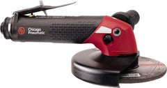 Chicago Pneumatic - 6" Wheel Diam, 10,000 RPM, Pneumatic Angle & Disc Grinder - 5/8-11 Spindle, 68 CFM - Benchmark Tooling