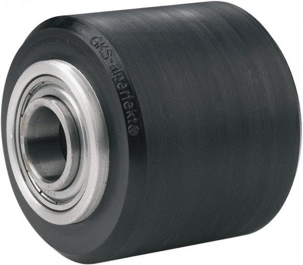 GKS - 3-3/10" Wide x 3.3" High Hand Truck Roller - 1,650 Lb Load Capacity - Benchmark Tooling