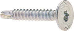 Value Collection - #10-16, Flat Head, Torx Drive, 1-1/4" Self Drilling Screw - Steel, Zinc-Plated Finish - Benchmark Tooling