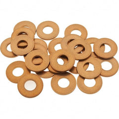 Value Collection - 1/4" Screw, Silicon Bronze Standard Flat Washer - 5/16" ID x 11/16" OD, 1-1/16" Thick - Benchmark Tooling