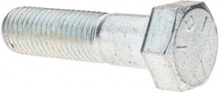 Value Collection - 3/4-10 UNC, 3" Length Under Head Hex Head Cap Screw - Partially Threaded, Grade 5 Steel, Zinc-Plated Finish, 1-1/8" Hex - Benchmark Tooling