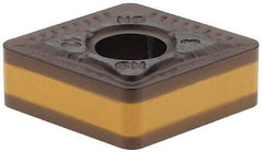 Iscar - CNMG433 GN Grade IC8250 Carbide Turning Insert - TiCN/Al2O3 Finish, 80° Diamond, 1/2" Inscr Circle, 3/16" Thick, 3/64" Corner Radius - Benchmark Tooling