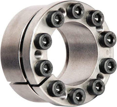 Climax Metal Products - M4 Thread, 15mm Bore Diam, 1-3/16" OD, Shaft Locking Device - 6 Screws, 3,286 Lb Axial Load, 1-5/16" OAW, 0.472" Thrust Ring Width, 970 Ft/Lb Max Torque - Benchmark Tooling