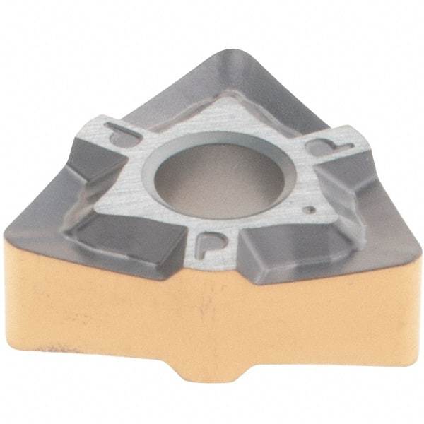 Iscar - WNMG3-2 PP Grade IC807 Carbide Turning Insert - TiAlN/TiN Finish, 80° Trigon, 3/8" Inscr Circle, 5/32" Thick, 1/32" Corner Radius - Benchmark Tooling