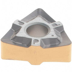 Iscar - WNMG3-2 PP Grade IC807 Carbide Turning Insert - TiAlN/TiN Finish, 80° Trigon, 3/8" Inscr Circle, 5/32" Thick, 1/32" Corner Radius - Benchmark Tooling