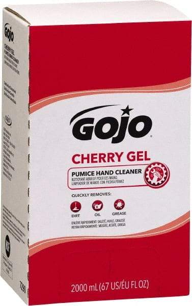 GOJO - 2 L Dispenser Refill Gel Hand Cleaner - Red, Cherry Scent - Benchmark Tooling