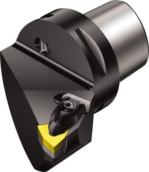 Sandvik Coromant - Left Hand Cut, Size C4, WNMG 080408 Insert Compatiblity, Internal Modular Turning & Profiling Cutting Unit Head - 27mm Ctr to Cutting Edge, 50mm Head Length, Through Coolant, Series T-Max P - Benchmark Tooling