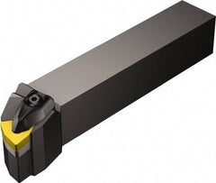 Sandvik Coromant - DWLN, Left Hand Cut, -5° Lead Angle, 25mm Shank Height x 25mm Shank Width, Negative Rake Indexable Turning Toolholder - 150mm OAL, WNMG 06 04 08 Insert Compatibility, Series T-Max P - Benchmark Tooling