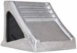 Value Collection - 8-3/4" Wide x 8-1/2" High x 7-1/2" Deep, Steel Wheel Chock - Type G - Benchmark Tooling