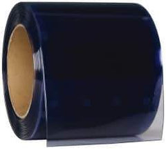 Value Collection - Clear Smooth Standard Dock Curtain Strips - 8" Wide x 7' Long x 0.08" Thick, PVC - Benchmark Tooling