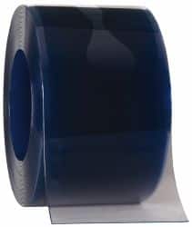 Value Collection - Clear Smooth Standard Dock Curtain Strips - 12" Wide x 150' Long x 1/8" Thick, PVC - Benchmark Tooling