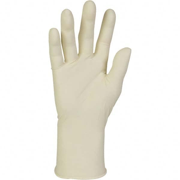 Kimtech - Size M, 6.3 mil, Medical Grade, Powder Free Latex Disposable Gloves - Exact Industrial Supply