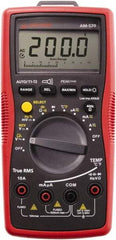 Amprobe - 4210340, CAT IV, CAT III, 1,000 VAC/VDC, Digital True RMS Auto Ranging Manual Ranging Multimeter - 60 mOhm, Measures Voltage, Capacitance, Current, Frequency, Resistance, Temperature - Benchmark Tooling