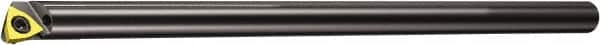 Sandvik Coromant - 8.5mm Min Bore Diam, 100mm OAL, 6mm Shank Diam, E..SWLPR/L -R Indexable Boring Bar - WPMT 1.2(1)0, WPMT 02 01 02 Insert, Screw or Clamp Holding Method - Benchmark Tooling