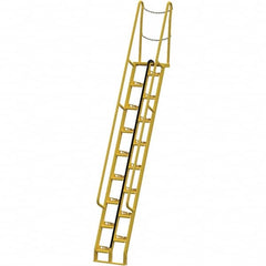 Vestil - Rolling & Wall Mounted Ladders & Platforms Type: Alternating Tread Stair Style: Tread Stair - Benchmark Tooling
