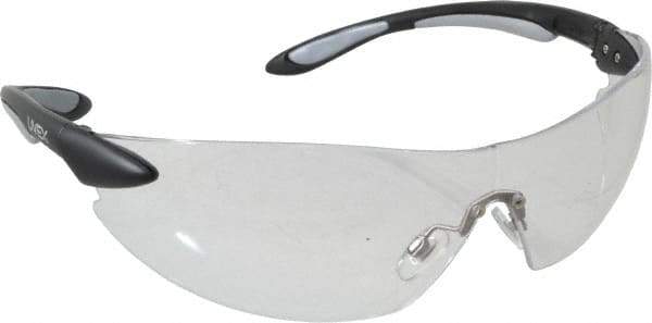 Uvex - Clear Lenses, Frameless Safety Glasses - Anti-Fog, Scratch Resistant, Plastic Frame, Size Universal, Wrap Around - Benchmark Tooling
