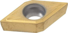 Seco - DCMT32.50.5 MF2 Grade CP500 Carbide Turning Insert - TiAlN/TiN Finish, 55° Diamond, 3/8" Inscr Circle, 5/32" Thick, 0.0078" Corner Radius - Benchmark Tooling