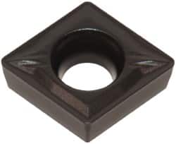 Seco - CCMT432 MF2 Grade TP3500 Carbide Turning Insert - TiCN/Al2O3 Finish, 80° Diamond, 1/2" Inscr Circle, 3/16" Thick, 1/32" Corner Radius - Benchmark Tooling