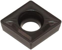 Seco - CCMT432 MF2 Grade TP3500 Carbide Turning Insert - TiCN/Al2O3 Finish, 80° Diamond, 1/2" Inscr Circle, 3/16" Thick, 1/32" Corner Radius - Benchmark Tooling