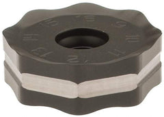 Seco - ONMU090520 M12 Grade MP2500 Carbide Milling Insert - TiCN/Al2O3 Finish, 0.228" Thick, 0.866" Inscribed Circle - Benchmark Tooling