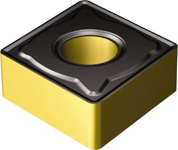 Sandvik Coromant - CNMG433 KR Grade 3210 Carbide Turning Insert - TiCN/Al2O3/TiN Finish, 80° Diamond, 1/2" Inscr Circle, 3/16" Thick, 3/64" Corner Radius - Benchmark Tooling