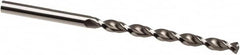 Taper Length Drill Bit: 0.1122″ Dia, 130 ° Bright/Uncoated, RH Cut, Parabolic Flute, Straight Shank, Series 501