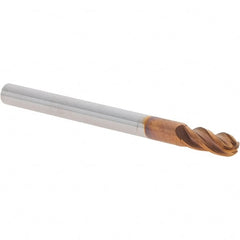 Made in USA - Ball End Mill - Exact Industrial Supply