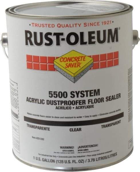 Rust-Oleum - 1 Gal Can Semi Gloss Clear Sealer - <100 g/L VOC Content - Benchmark Tooling