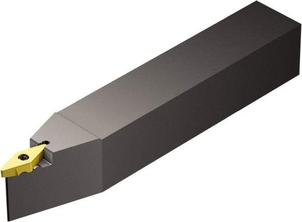 Sandvik Coromant - TR-V13VBN-S, Neutral Cut, 17.5° Lead Angle, 16mm Shank Height x 16mm Shank Width, Neutral Rake Indexable Turning Toolholder - 125mm OAL, TR-VB1308 Insert Compatibility, Series CoroTurn TR - Benchmark Tooling