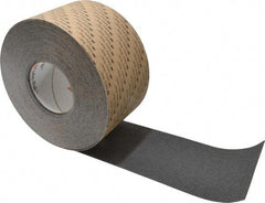 3M - Gray Solid Color Anti-Slip Vinyl Tape - 4" Wide x 60' Long - Benchmark Tooling