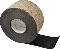 3M - Black Solid Color Anti-Slip Vinyl Tape - 4" Wide x 60' Long - Benchmark Tooling