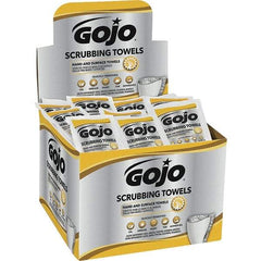 GOJO - Pre-Moistened Hand Cleaning Wipes - Packet, 8" x 8" Sheet Size, Red - Benchmark Tooling