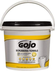 GOJO - Pre-Moistened Hand Cleaning Wipes - Canister, 12-1/4" x 10-1/2" Sheet Size, Red - Benchmark Tooling